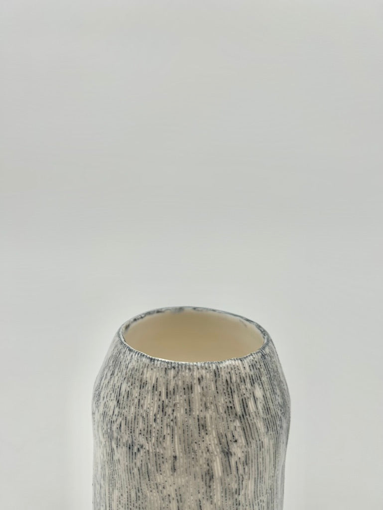 Vaso a Righe Effetto Matita