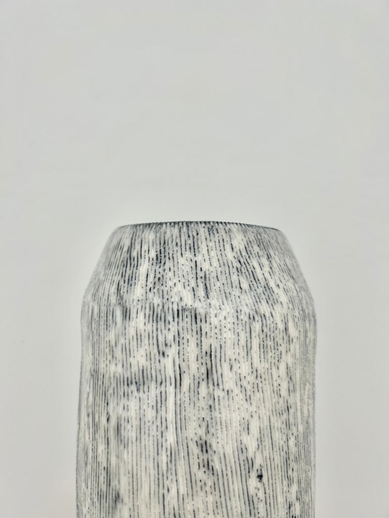Vaso a Righe Effetto Matita