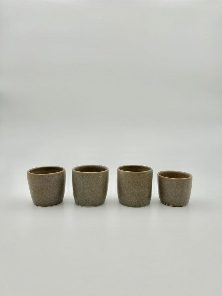 Set 4 Tazze Grigie