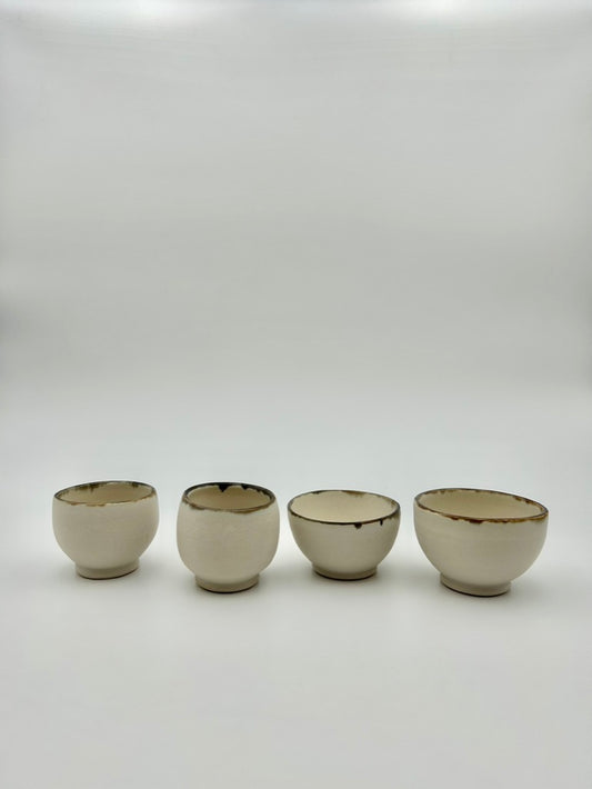 Set 4 Tazze Uovo