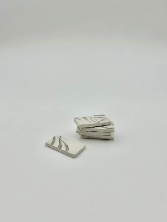 Set da 6 Poggia-bacchette Foglia